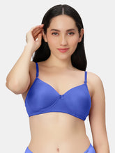 Load image into Gallery viewer, Sonari Padded Medium Coverage Cotton Polyester Wirefree T-Shirt Bra with Adjustable Straps – 007
