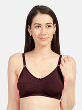 Load image into Gallery viewer, Sonari Non Padded Full Coverage Wirefree Cotton Everyday Bra with Seamed Cups and Adjustable Straps – LOREAL
