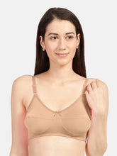 Load image into Gallery viewer, Sonari Non Padded Full Coverage Wirefree Cotton Everyday Bra with Seamed Cups and Adjustable Straps – LOREAL

