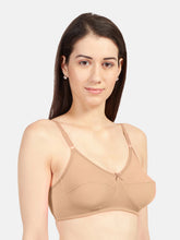 Load image into Gallery viewer, Sonari Non Padded Full Coverage Wirefree Cotton Everyday Bra with Seamed Cups and Adjustable Straps – LOREAL

