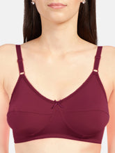 Load image into Gallery viewer, Sonari Non Padded Full Coverage Wirefree Cotton Everyday Bra with Seamed Cups and Adjustable Straps – LOREAL

