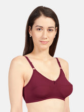 Load image into Gallery viewer, Sonari Non Padded Full Coverage Wirefree Cotton Everyday Bra with Seamed Cups and Adjustable Straps – LOREAL
