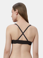 Load image into Gallery viewer, Sonari Heavily Padded Wired Cotton-Spandex Medium Coverage Multiway Fashion Bra with Detachable Transparent Straps – MAGICA
