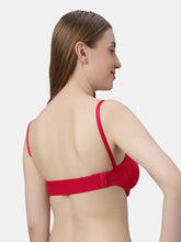 Load image into Gallery viewer, Sonari Heavily Padded Wired Cotton-Spandex Medium Coverage Multiway Fashion Bra with Detachable Transparent Straps – MAGICA
