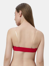 Load image into Gallery viewer, Sonari Heavily Padded Wired Cotton-Spandex Medium Coverage Multiway Fashion Bra with Detachable Transparent Straps – MAGICA
