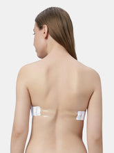 Load image into Gallery viewer, Sonari Heavily Padded Wired Cotton-Spandex Medium Coverage Multiway Fashion Bra with Detachable Transparent Straps – MAGICA
