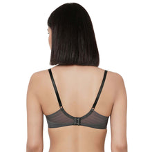 Load image into Gallery viewer, Wacoal Synchro Padded Non-Wired 3/4th Cup Everyday Wear T-Shirt Bra - Dark Grey MB4016
