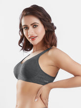 Load image into Gallery viewer, Sonari Non-Padded Wirefree Cotton-Polyester Full-Coverage Everyday Minimizer Bra with Adjustable Straps – MINIMIZER
