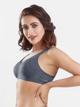 Load image into Gallery viewer, Sonari Non-Padded Wirefree Cotton-Polyester Full-Coverage Everyday Minimizer Bra with Adjustable Straps – MINIMIZER

