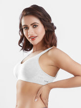 Load image into Gallery viewer, Sonari Non-Padded Wirefree Cotton-Polyester Full-Coverage Everyday Minimizer Bra with Adjustable Straps – MINIMIZER

