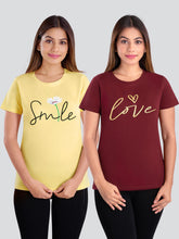 Load image into Gallery viewer, Dermawear Women's Active Cotton T-Shirt TC-905 (Pack of 2)
