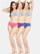 Load image into Gallery viewer, Sonari Full Coverage Mid Rise Hipster Seamless Soft  Modal Spandex Everyday Panty with Concealed waistband - 3110
