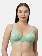 Load image into Gallery viewer, Sonari Medium Coverage Non Padded Wirefree Nylon Spandex Lace Bra with Adjustable Straps – NINO
