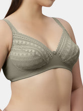 Load image into Gallery viewer, Sonari Medium Coverage Non Padded Wirefree Nylon Spandex Lace Bra with Adjustable Straps – NINO

