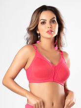 Load image into Gallery viewer, Sonari Non-Padded Wirefree Spacer Fabric Full Coverage M-Frame Minimizer Bra with Adjustable Straps – NOODLE
