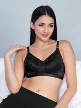 Load image into Gallery viewer, Sonari Non Padded Wirefree Nylon Net Medium Coverage Fashion Bra with Seamed Cups and Hook Closure – NUTRALV
