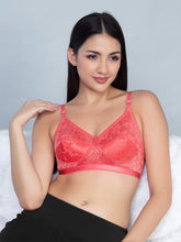 Load image into Gallery viewer, Sonari Non Padded Wirefree Nylon Net Medium Coverage Fashion Bra with Seamed Cups and Hook Closure – NUTRALV
