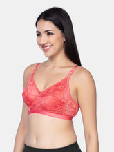 Load image into Gallery viewer, Sonari Non Padded Wirefree Nylon Net Medium Coverage Fashion Bra with Seamed Cups and Hook Closure – NUTRALV
