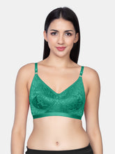 Load image into Gallery viewer, Sonari Non Padded Wirefree Nylon Net Medium Coverage Fashion Bra with Seamed Cups and Hook Closure – NUTRALV
