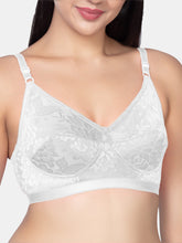 Load image into Gallery viewer, Sonari Non Padded Wirefree Nylon Net Medium Coverage Fashion Bra with Seamed Cups and Hook Closure – NUTRALV
