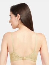 Load image into Gallery viewer, Sonari Non-Padded Wirefree Cotton High Coverage Embroidered Bra with Adjustable Straps – ALPHA
