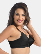 Load image into Gallery viewer, Sonari Full Coverage Cotton Poplin Regular Bra with Two Section Conical Cups and U-Back – ICE
