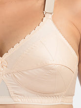 Load image into Gallery viewer, Sonari Full Coverage Cotton Poplin Regular Bra with Two Section Conical Cups and U-Back – ICE
