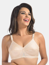 Load image into Gallery viewer, Sonari Full Coverage Cotton Poplin Regular Bra with Two Section Conical Cups and U-Back – ICE
