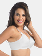 Load image into Gallery viewer, Sonari Full Coverage Cotton Poplin Regular Bra with Two Section Conical Cups and U-Back – ICE
