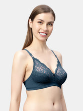 Load image into Gallery viewer, Sonari Non Padded Seamed Cups Wirefree Nylon Spandex Medium Coverage Everyday Lace Bra with Adjustable Straps – CLOSER
