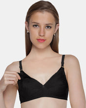 Load image into Gallery viewer, Sonari Non Padded Medium Coverage Wirefree Maternity Bra with Velcro Feeding Opening in Cotton Fabric – M CARE
