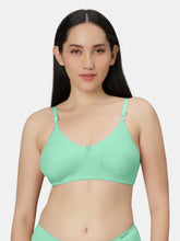 Load image into Gallery viewer, Sonari Non Padded Wirefree Cotton Spandex Full Coverage Everyday Bra with Adjustable Straps – BASICKS
