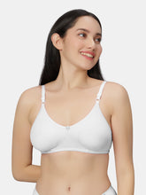 Load image into Gallery viewer, Sonari Non Padded Wirefree Cotton Spandex Full Coverage Everyday Bra with Adjustable Straps – BASICKS
