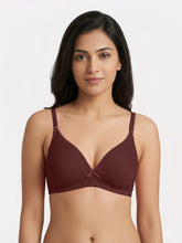 Load image into Gallery viewer, Sonari Non Padded Wirefree Medium Coverage Polyester Cotton Everyday Bra with Adjustable Straps – OMANIA
