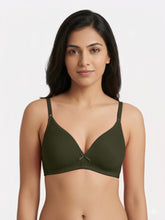 Load image into Gallery viewer, Sonari Non Padded Wirefree Medium Coverage Polyester Cotton Everyday Bra with Adjustable Straps – OMANIA
