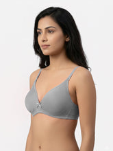 Load image into Gallery viewer, Sonari Non Padded Wirefree Medium Coverage Polyester Cotton Everyday Bra with Adjustable Straps – OMANIA
