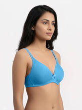 Load image into Gallery viewer, Sonari Non Padded Wirefree Medium Coverage Polyester Cotton Everyday Bra with Adjustable Straps – OMANIA
