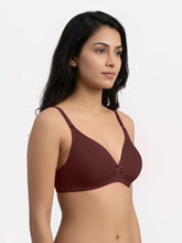 Load image into Gallery viewer, Sonari Non Padded Wirefree Medium Coverage Polyester Cotton Everyday Bra with Adjustable Straps – OMANIA
