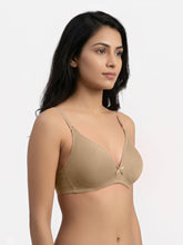 Load image into Gallery viewer, Sonari Non Padded Wirefree Medium Coverage Polyester Cotton Everyday Bra with Adjustable Straps – OMANIA

