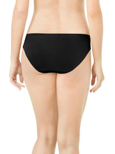 Load image into Gallery viewer, Amante Satin Edge Bikini Panty - Black 10103
