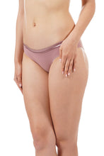 Load image into Gallery viewer, Amante Satin Edge Bikini Panty - Antique Rose 10103
