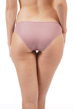 Load image into Gallery viewer, Amante Satin Edge Bikini Panty - Antique Rose 10103
