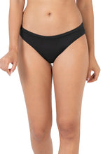 Load image into Gallery viewer, Amante Satin Edge Bikini Panty - Black 10108
