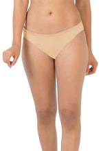 Load image into Gallery viewer, Amante Satin Edge Bikini Panty - Sand 10108
