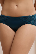 Load image into Gallery viewer, Amante Glimmer Lace Hipster Panty - Reflecting Pond 111801
