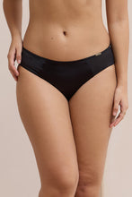 Load image into Gallery viewer, Amante Glimmer Mesh Bikini Panty - Black 112101

