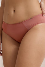 Load image into Gallery viewer, Amante Glimmer Mesh Bikini Panty - Canyon Rose 112101
