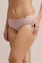 Load image into Gallery viewer, Amante Lush Lace Hipster Panty - Misty Rose 112401
