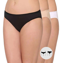 Load image into Gallery viewer, Wacoal Cotton Low Waist Medium Coverage Everyday Wear Pack of 3  Bikini Panty PI03G03
