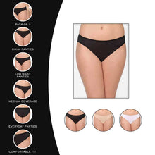 Load image into Gallery viewer, Wacoal Cotton Low Waist Medium Coverage Everyday Wear Pack of 3  Bikini Panty PI03G03
